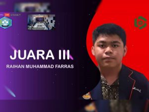 Read more about the article Congratulation! Raihan Muhammad Farras Siswa SMP Plus Al-Ashri Juara 3 Lomba Cabang Umum Biologi UCF 8.0 2021